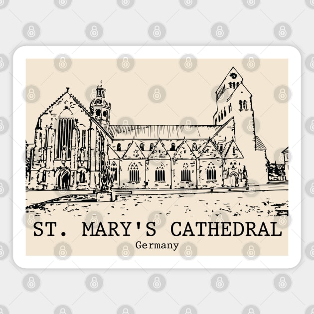 St. Mary's Cathedral - Germany Magnet by Lakeric